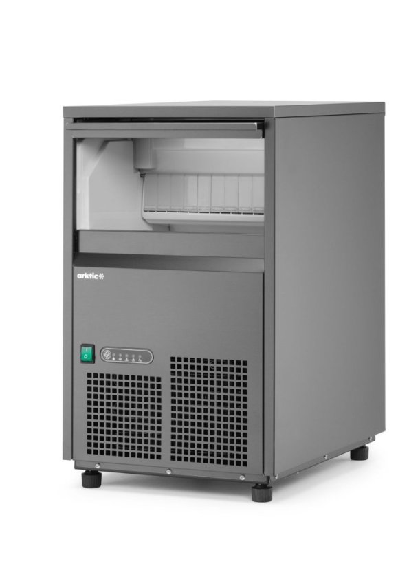 Stroj na výrobu kostek ledu, Arktic, Černá, 230V/385W, 520x380x(H)637mm