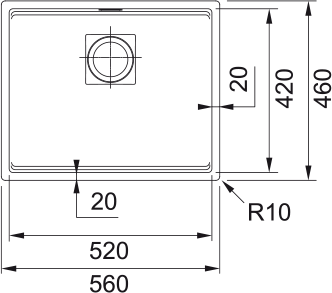 Franke KNG PRO 110-52 Kašmír