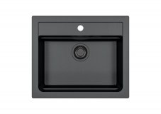 Alveus ATROX 30 černý 91 - BLACK ADDITION + sifon
