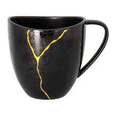 RAK Porcelain RAK Kintzoo hrnek 30 cl, černý | RAK-KZSWCU30G2