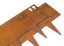 Zahradní obrubník G21 107,5 x 15 cm, Corten