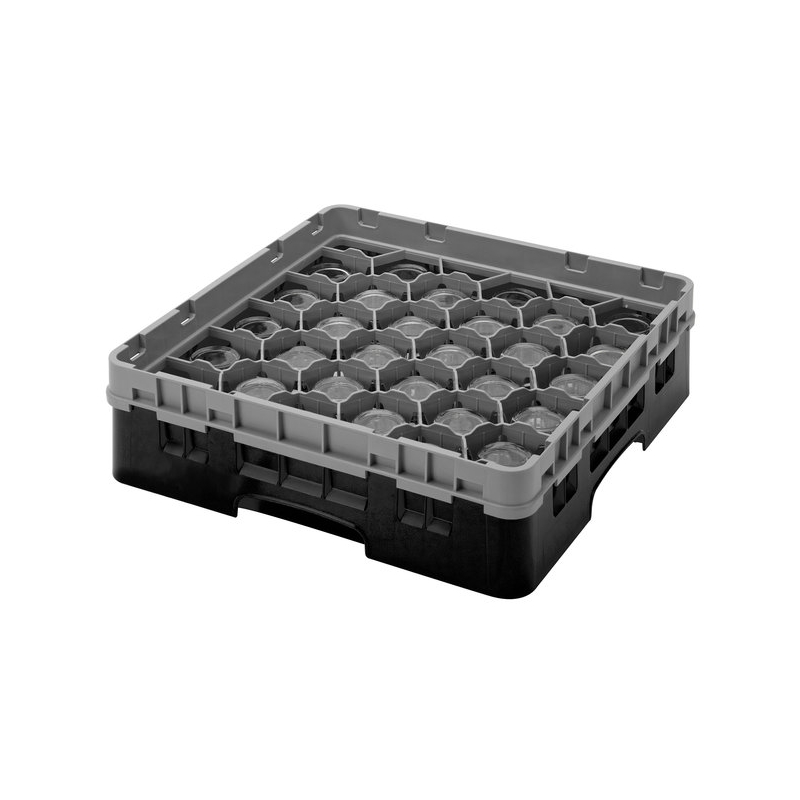 Cambro Koš Camrack 30 pozic, výška sklenice 21,6 cm - Černá