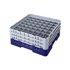 Cambro Koš Camrack 49 pozic, výška sklenice 13,2 cm - Modrá