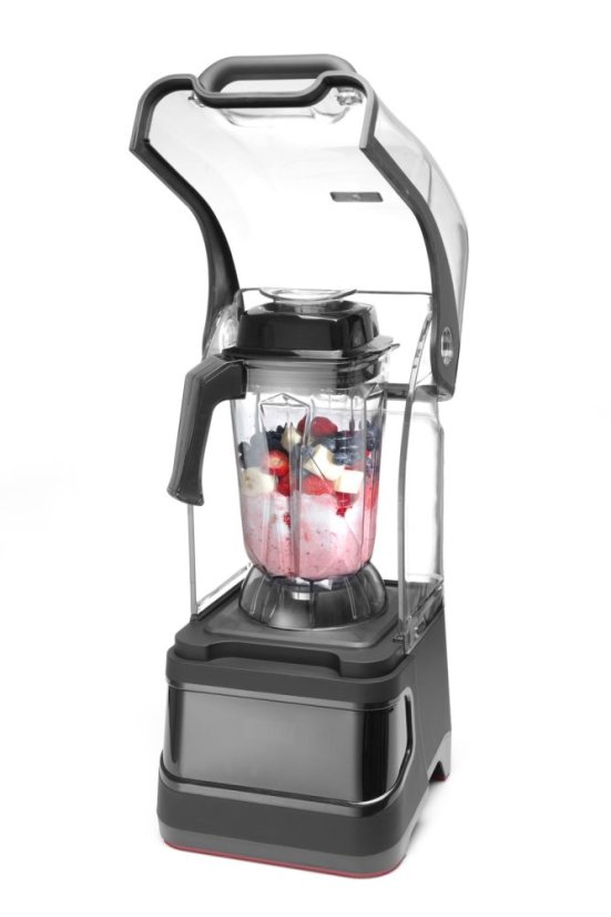 Mixér digitálních tyčí se zvukovou skříní, HENDI, 2,5L, Černá, 220-240V/1680W, 250x300x(H)546mm