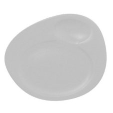 RAK Porcelain RAK Talíř s důlkem 31 × 26,5 cm, bílá | RAK-NFNBFP32WH