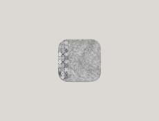 RAK Porcelain RAK Splendour talíř čtvercový 15 × 15 cm – šedá | RAK-SRAUSP15