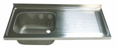 OEM dřezová deska 1300x600mm 1x(500x400x250)L