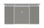 Zahradní domek G21 GRAH 915 - 340 x 269 cm, metalický šedý