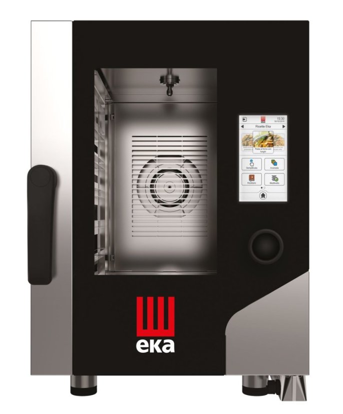 Konvektomat Millennial Gastro Compact 6×GN 2/3 konvektomat s dotykovou obrazovkou - elektrický, Tecnoeka, 400V/5200W, 500x750x(H)700mm Konvektomat Millennial Gastro Compact 6×GN 2/3 konvektomat s dotykovou obrazovkou - elektrický, Tecnoeka, 400V/5200W, 500x750x(H)700mm