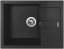Sinks AMANDA 650 Metalblack