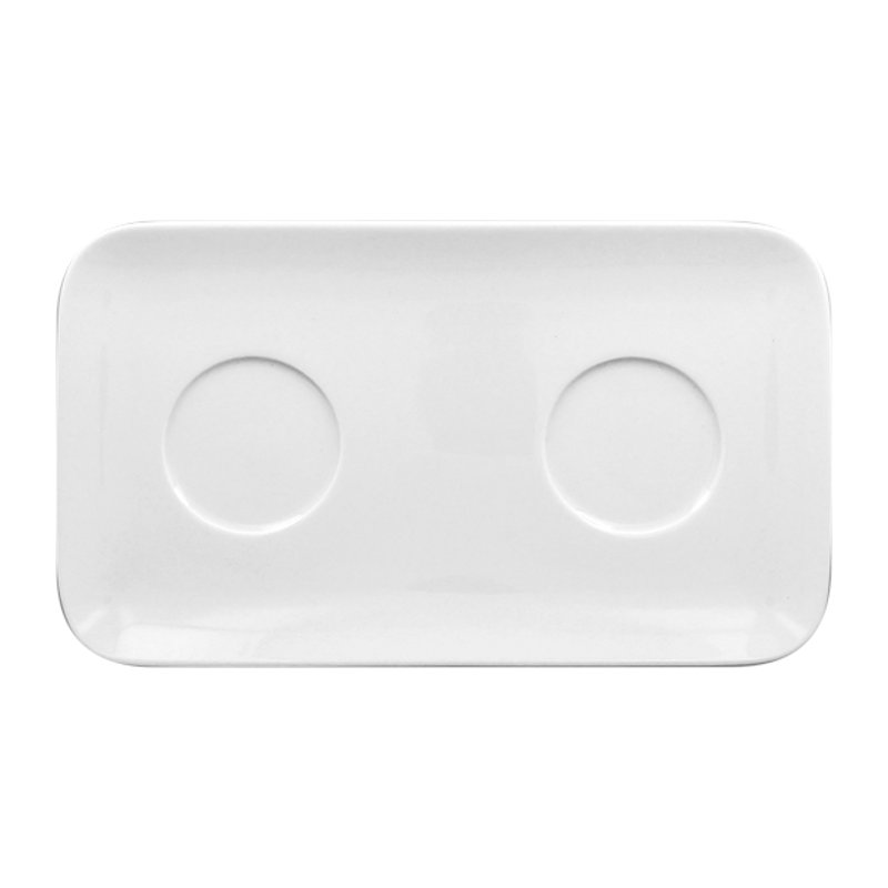 RAK Porcelain RAK Talíř obdélníkový 31 × 18 cm, 2 důlky | RAK-AURT31IN2 RAK Porcelain RAK Talíř obdélníkový 31 × 18 cm, 2 důlky | RAK-AURT31IN2