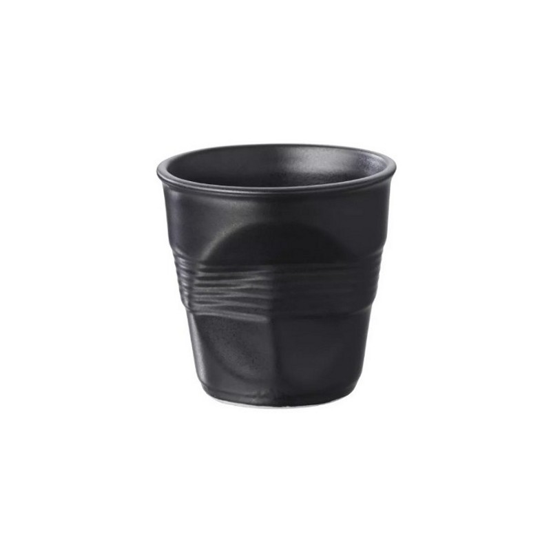 Revol Froissés pohárek 8 cl, černý saténový | REV-001640 Revol Froissés pohárek 8 cl, černý saténový | REV-001640