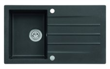 Alveus CORTINA 130 - 91-černá (860x500mm)+sifon pop-up F