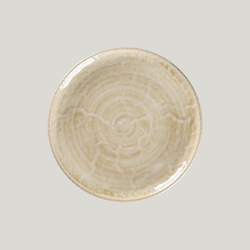 RAK Porcelain Krush talíř mělký coupe pr. 21 cm, béžový RAK Porcelain Krush talíř mělký coupe pr. 21 cm, béžový