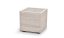Květináč Prosperplast MADERA SQUARE eco wood 38,5 cm bílý eco