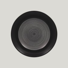 RAK Porcelain RAK Trinidad talíř mělký pr. 24 cm, šedý | RAK-TRCLFP24BG