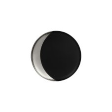 RAK Porcelain RAK Metalfusion talíř hluboký 24 cm, černostříbrný | RAK-MFMODP24SB
