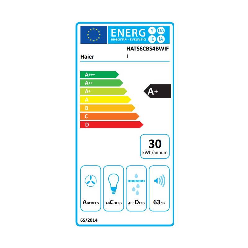 Komínová digestoř Haier HATS6CBS4BWIFI