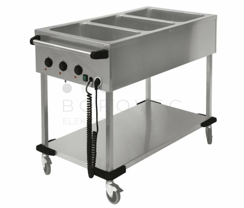 OEM vodní lázeň pojízdná, model MB 2GN 1/1 OEM vodní lázeň pojízdná, model MB 2GN 1/1