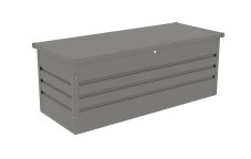 Zahradní box G21 Denver 560 L, metalický šedý plechový