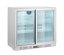 Barová chladnička se dvěma posuvnými dveřmi, Arktic, 150L, Stříbrná, 230V/175W, 900x520x(H)840mm
