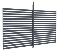 Příslušenství G21 fixní lamelová stěna 4x2,6 m pro pergolu Trenton