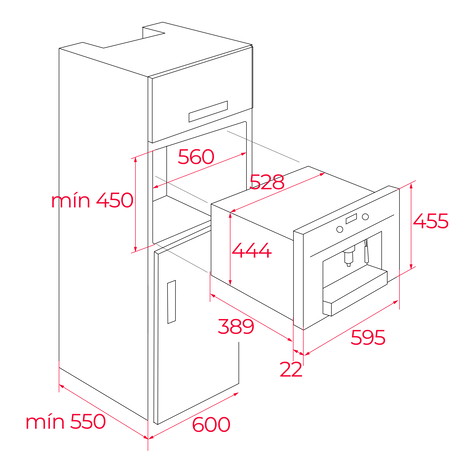 Automatický kávovar Teka CLC 855 GM ST