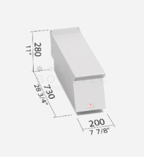 Neutrální pracovní modul Bertos SN7T2B