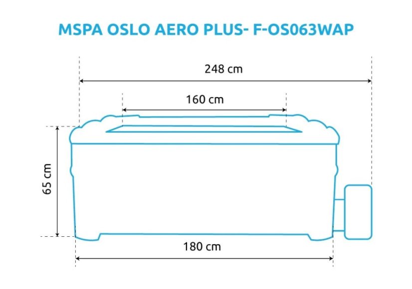 Nafukovací vířivka Marimex MSPA OSLO AERO PLUS- F-OS063WAP
