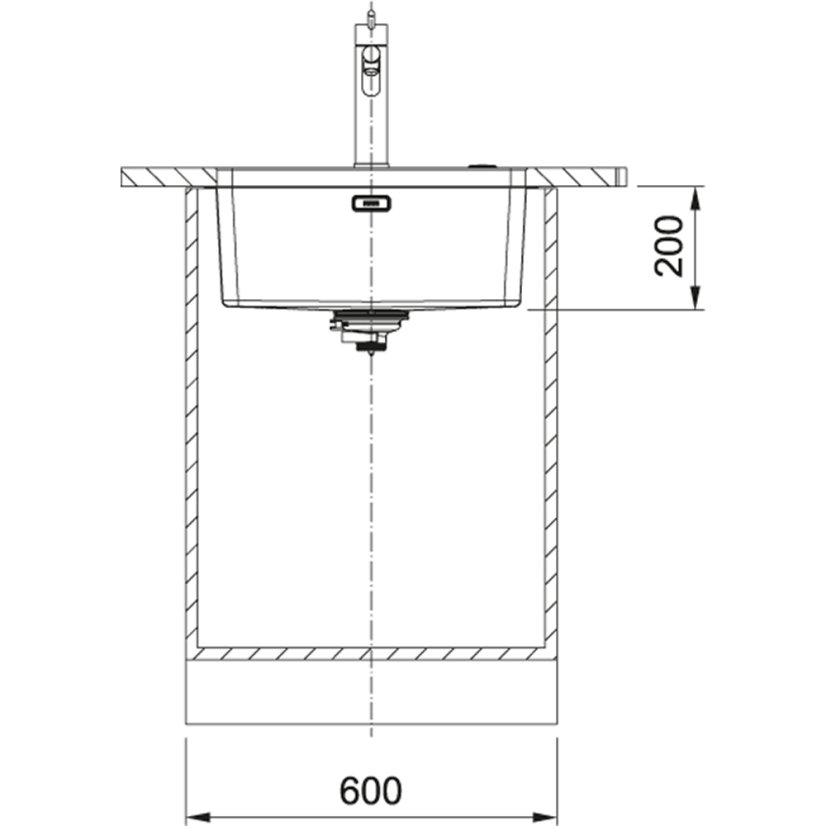 Franke MYX 110-50 nerez Mythos