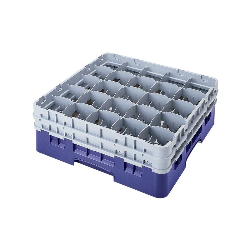 Cambro Koš Camrack 25 pozic, výška sklenice 11 cm - Modrá