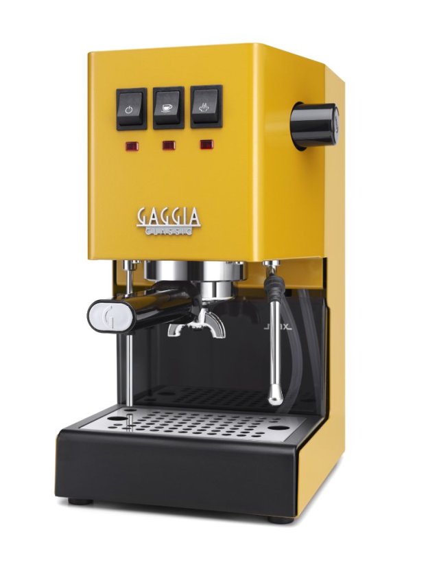 Pákový kávovar Gaggia Classic E24 žlutý