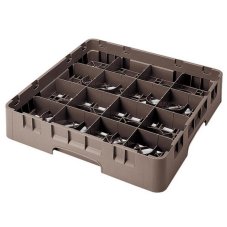 Cambro Koš Camrack 16 pozic, výška sklenice 13,2 cm - Hnědá