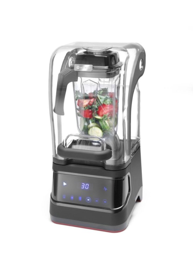 Mixér digitálních tyčí se zvukovou skříní, HENDI, 2,5L, Černá, 220-240V/1680W, 250x300x(H)546mm