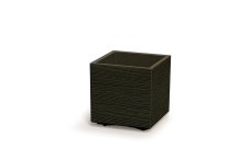 Květináč Prosperplast MADERA SQUARE eco wood 28,8 cm kávový
