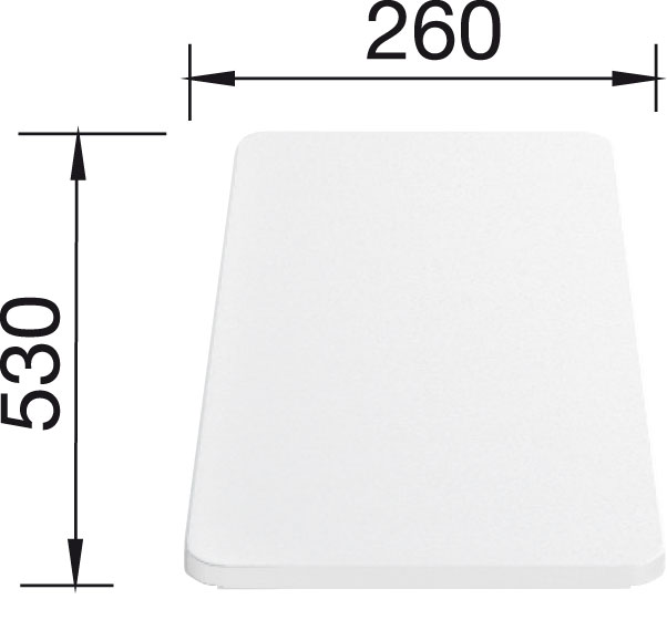 Krájecí deska plast MEDIAN 260x530 Krájecí deska plast MEDIAN 260x530