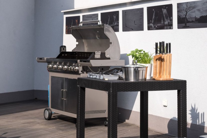 Plynový gril G21 Mexico BBQ Premium line, 7 hořáků + zdarma redukční ventil