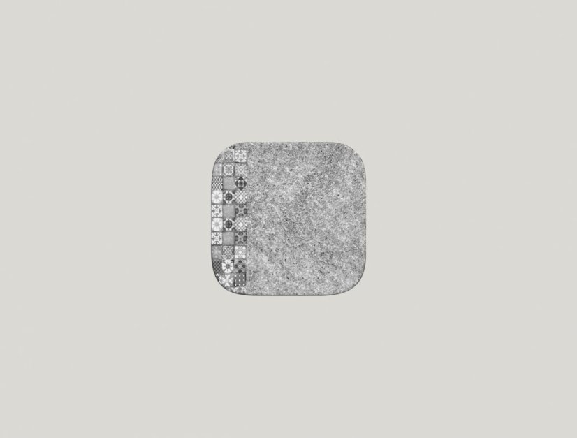 RAK Porcelain RAK Splendour talíř čtvercový 15 × 15 cm – šedá | RAK-SRAUSP15 RAK Porcelain RAK Splendour talíř čtvercový 15 × 15 cm – šedá | RAK-SRAUSP15