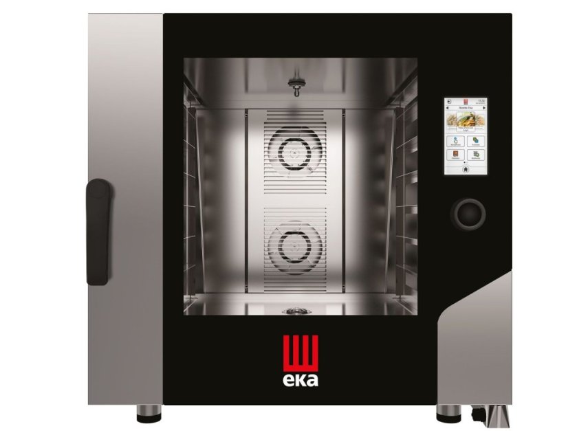 Konvektomat Millennial s dotykovou obrazovkou a automatickým mycím systémem, 6 × 600 × 400 mm - elektronicky řízený, elektrický, Tecnoeka, 400V/11400W, 850x1035x(H)850mm Konvektomat Millennial s dotykovou obrazovkou a automatickým mycím systémem, 6 × 600 × 400 mm - elektronicky řízený, elektrický, Tecnoeka, 400V/11400W, 850x1035x(H)850mm