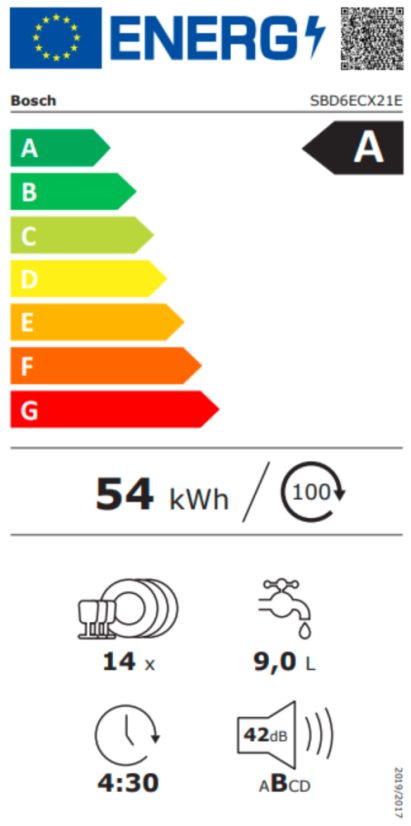 Vestavná myčka nádobí Bosch SBD6ECX21E