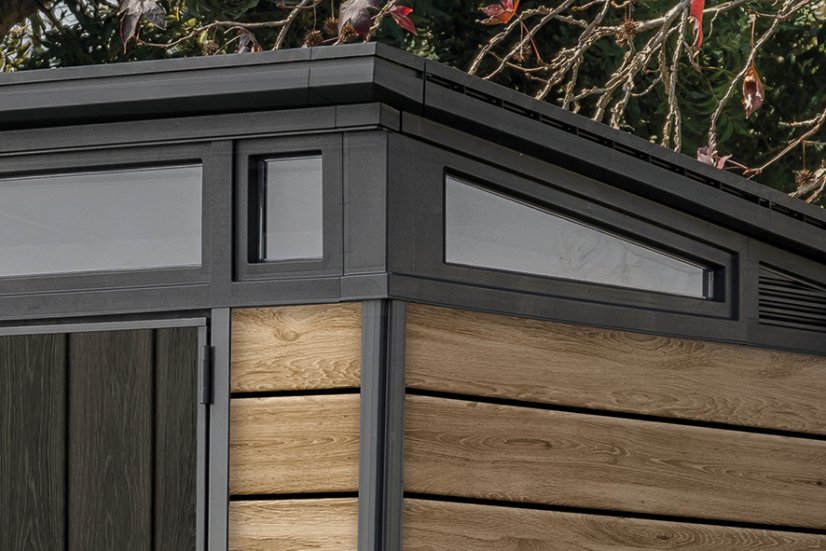 Zahradní domek Keter PENT Signature 11x7 Ashwood, s podlahou