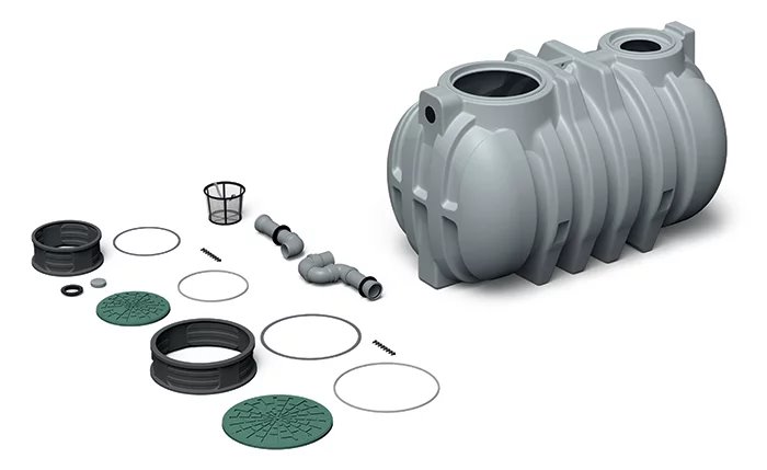 Podzemní nádrž Prosperplast UNGROUND R-3000 l černá