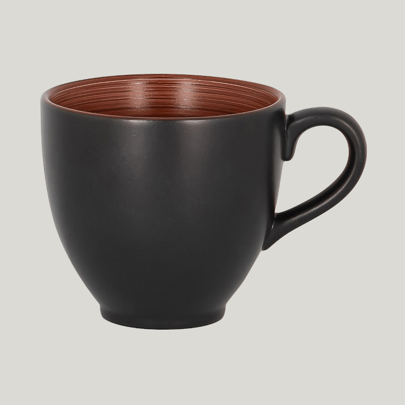 RAK Porcelain RAK Trinidad šálek nestohovatelný 280 ml, hnědý | RAK-TRCLCU28BW RAK Porcelain RAK Trinidad šálek nestohovatelný 280 ml, hnědý | RAK-TRCLCU28BW