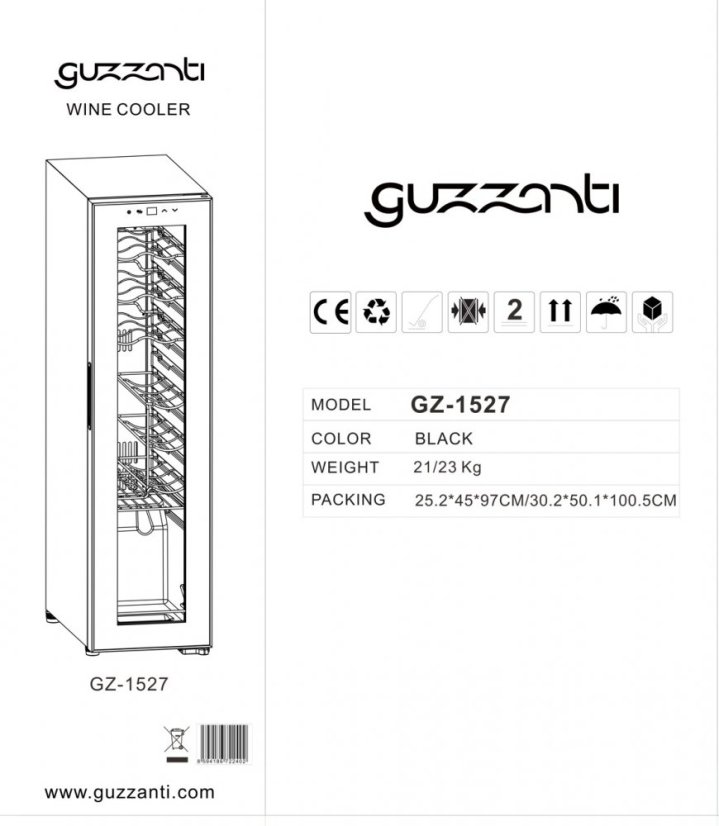 Vinotéka Guzzanti GZ 1527A