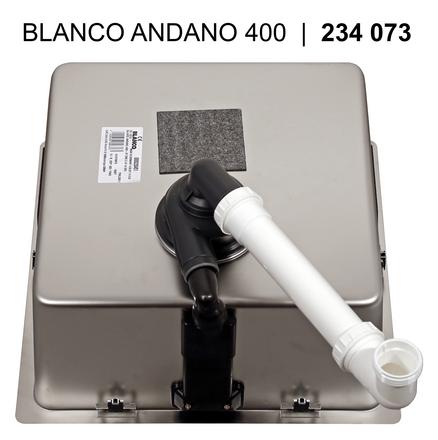 Blanco ANDANO 400 IF InFino Nerez hedvábný lesk bez táhla