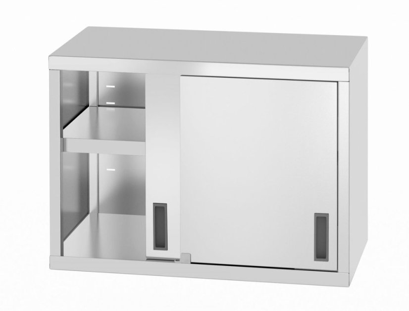Závěsná skříň – svařovaná, s posuvnými dveřmi, HENDI, Profi Line, 800x400x(H)600mm Závěsná skříň – svařovaná, s posuvnými dveřmi, HENDI, Profi Line, 800x400x(H)600mm