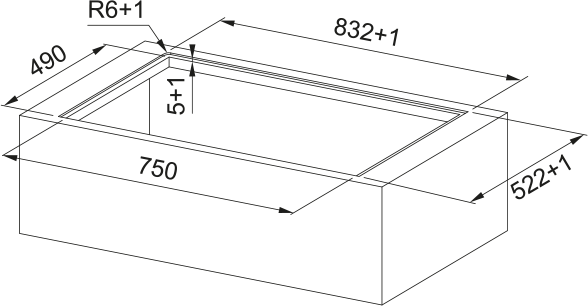 Indukční varná deska Franke FMA 8352 R HI Matné černé sklo