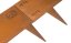 Zahradní obrubník G21 107,5 x 15 cm, Corten