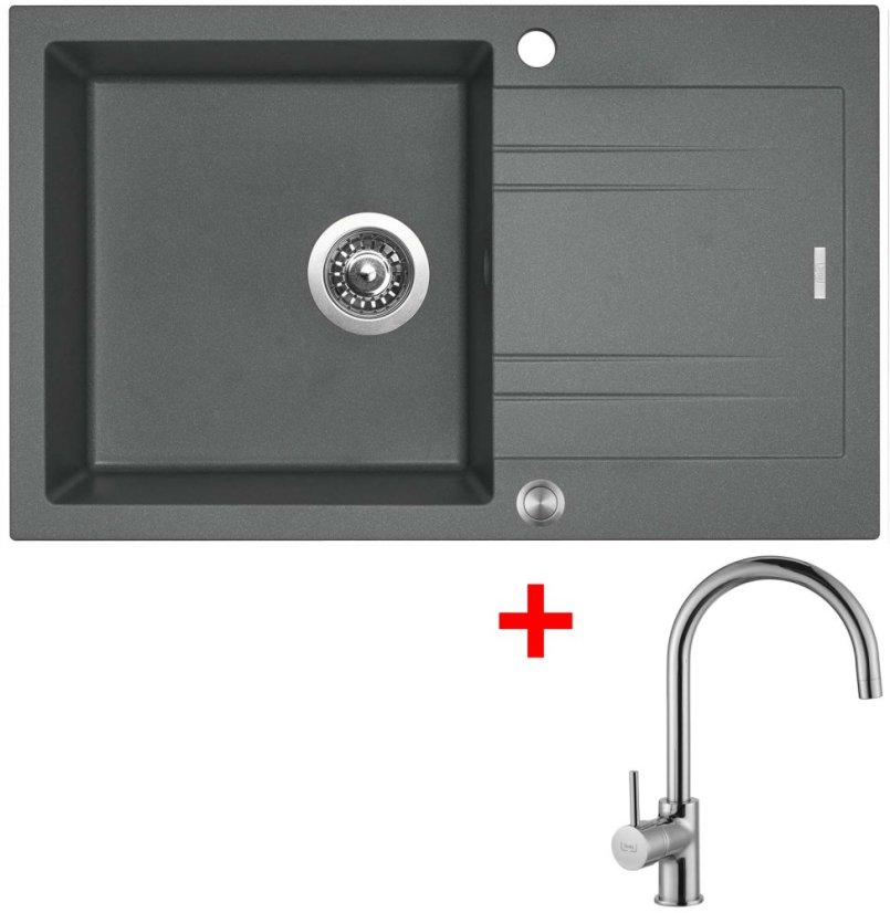 Sinks LINEA 780 XC Titanium + Vitalia Sinks LINEA 780 XC Titanium + Vitalia