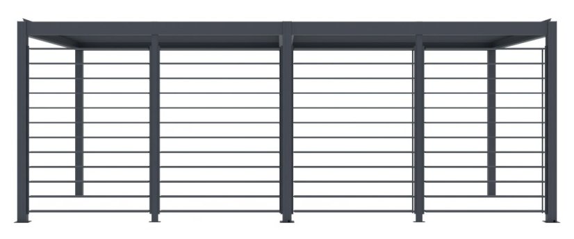 Příslušenství G21 otočná lamelová stěna pro pergolu Austin Premium 6x3 a 6x4 m